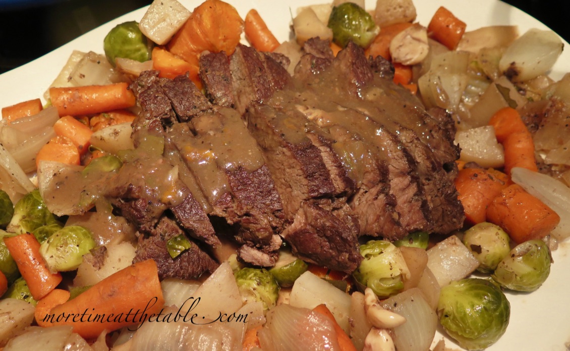 Horseradish Pot Roast and Vegetables with Gravy + VegetableBeef Soup
